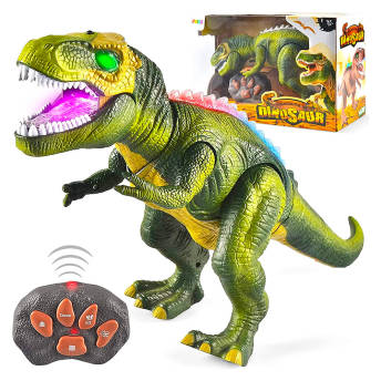 Ferngesteuerter TRex kann gehen brllen und den Kopf  - 57 originelle Dino Geschenke für kleine und große Dinosaurier Fans