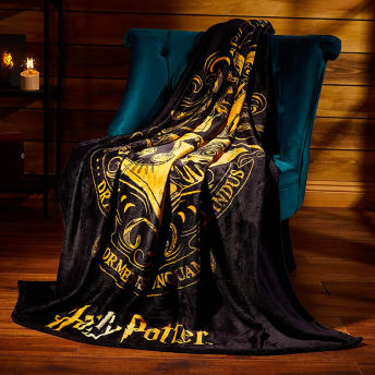 Flauschige Harry Potter Kuscheldecke - Originelle Geschenke für Harry Potter Fans