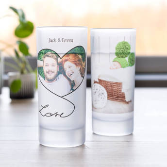 Trinkglas mit eigenem Foto - 127 personalisierte Geschenke für Deine Liebsten