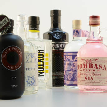 Gin Tasting Set XOTIC mit sechs exotischen GinSorten - Tolle Geschenkideen für Gin-Liebhaber