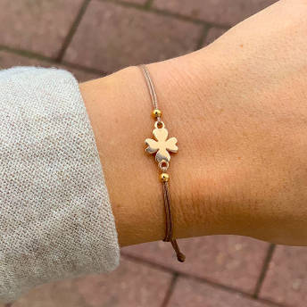 Glcksarmband mit Kleeblatt - Einzigartige Schmuck Geschenke für Frauen
