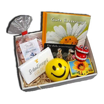 Gute Besserung Geschenk Box - 26 aufmunternde Gute-Besserung-Geschenke zur Genesung