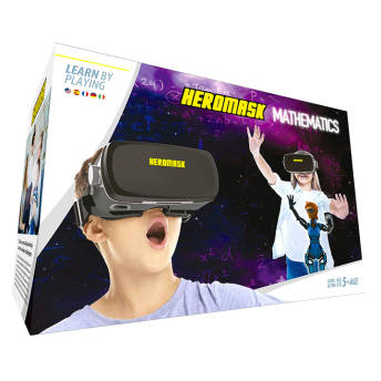 Heromask VR Headset mit Mathe Lernspielen - Originelle Geschenke für 5 bis 6 Jahre alte Mädchen