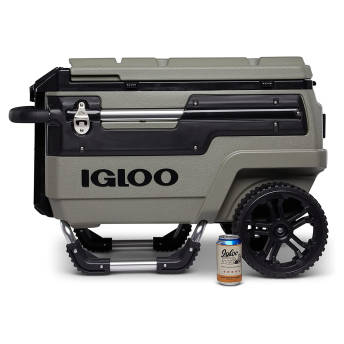 IGLOO Trailmate Premium Khlbox mit bergroen Rdern  - Geschenke für Jäger, die garantiert ein Volltreffer sind
