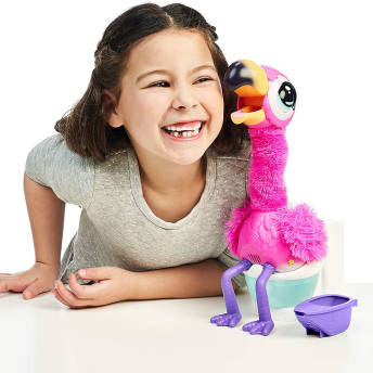 Interaktiver Flamingo singt spricht nach und erledigt  - Originelle Geschenke für 5 bis 6 Jahre alte Mädchen