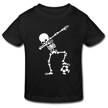 Kinder TShirt Dabbing Skelett mit Fussball - 27 coole Geschenke für Fußballbegeisterte Jungs