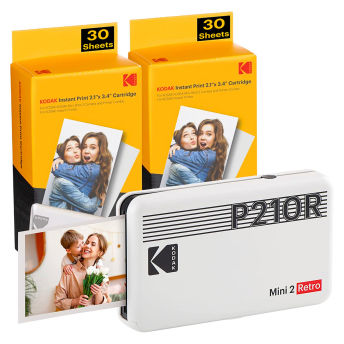 KODAK P210 Mini 2 Retro Mobiler Handy Fotodrucker - Smarte Geschenke für Technikbegeisterte