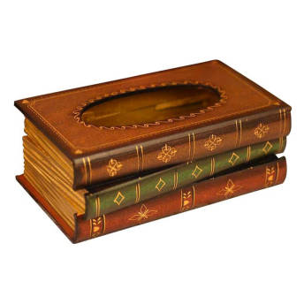 Kosmetiktcherbox aus Holz in Form eines Bcherstapels - 30 tolle Geschenke für Leseratten