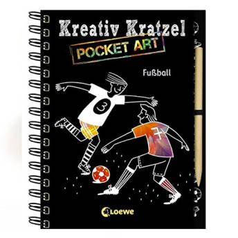 Kreatives Fuball Kratzelbuch - Coole Geschenke für Fußballbegeisterte Jungs