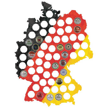 KronkorkenHalter mit aufgedruckter DeutschlandFlagge - Originelle Geschenke für Männer, die schon alles haben