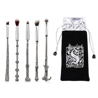 5 tlg MakeupPinselSet im ZauberstabDesign mit Tasche - 27 Beauty, Pflege und Kosmetik Geschenke für Frauen