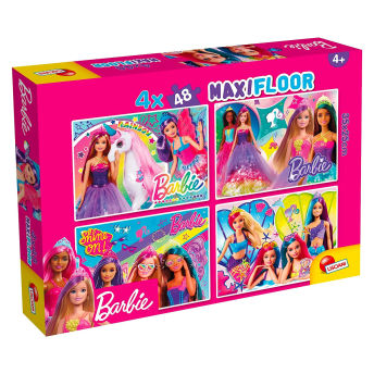 4 MAXIFLOOR Barbie Puzzles mit jeweils 48 Teilen fr  - 21 originelle Barbie Geschenke und Barbie Merch für Fans jeden Alters