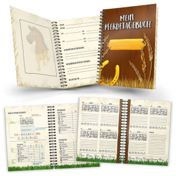 Mein Pferdetagebuch mit 116 Seiten fr Reiter und  - 