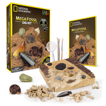 National Geographic MegaFossilienausgrabungssttte mit 15  - 93 Geschenke für 7 bis 8 Jahre alte Jungen