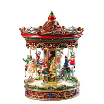 Nostalgische Karussell Spieldose mit Musik Beleuchtung und  - 33 originelle Deko- und Geschenkideen für die Weihnachtszeit