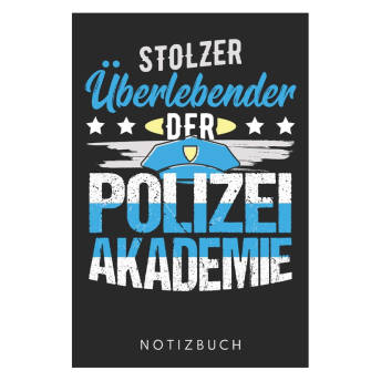 Notizbuch fr Polizisten in der Ausbildung - 34 originelle Geschenke für Polizisten