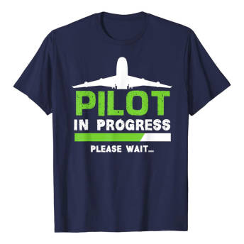 Pilot in Progress TShirt fr angehende Piloten - 