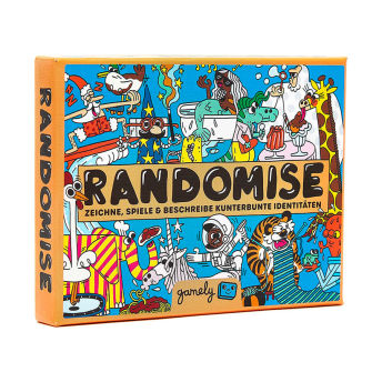 Randomise Zeichne Spiele und beschreibe kunterbunte  - 58 Geschenke für besonders kreative Kinder jeden Alters