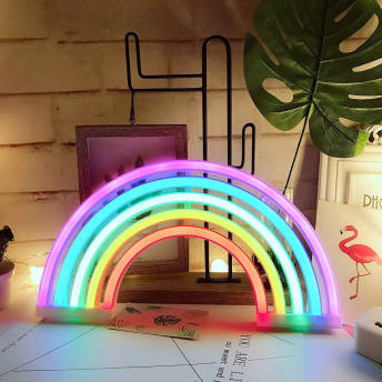 Dekoratives RegenbogenNeonlicht - Geschenke für Frauen, die schon alles haben