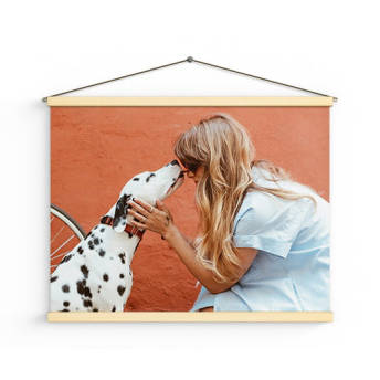 Dein Foto als RetroLeinwand mit EchtholzLeisten - Personalisierte Geschenke für Deine Liebsten