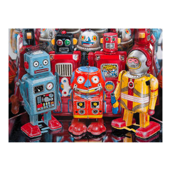 Robot Explorers Puzzle mit 1000 Teilen - Coole Geschenkideen für große und kleine Roboter Fans