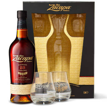 Ron Zacapa 23 Premium Rum Geschenkset mit 2 Glsern - Originelle Geschenke für Rum Fans