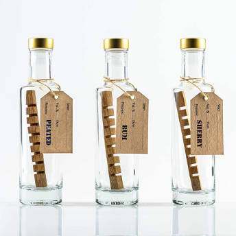 Soak Staves Box zur Veredelung von Spirituosen - 54 originelle Whiskey Geschenke