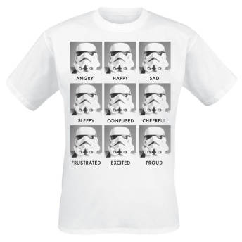 Star Wars Stormtrooper Emotions TShirt - 72 originelle Star Wars Geschenke