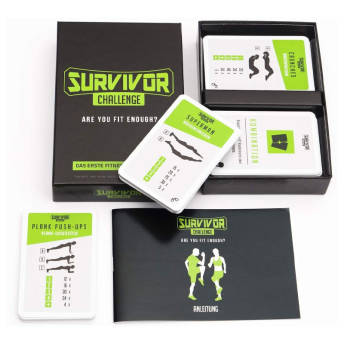 Survivor Challenge FitnessKartenspiel - Coole Geschenke für sportliche Männer