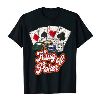 TShirt King of Poker - 31 Poker Geschenke für leidenschaftliche Pokerspieler