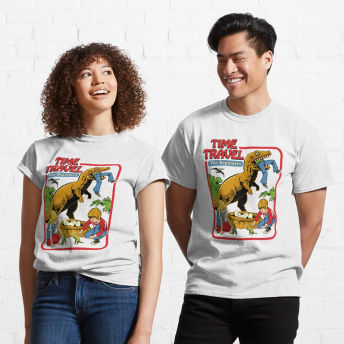 Cooles RetroShirt Time Travel for Beginners - 57 originelle Dino Geschenke für kleine und große Dinosaurier Fans