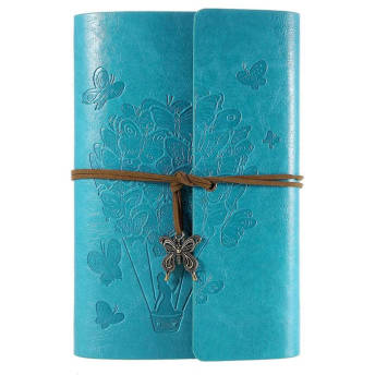Nachfllbares Notiz und Tagebuch mit Ledereinband - 76 Geschenke für 13 bis 14 Jahre alte Mädchen