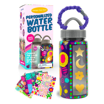 Trinkflaschen Bastelset mit coolen SchrumpffolienDesigns - 98 Geschenke für 7 bis 8 Jahre alte Mädchen