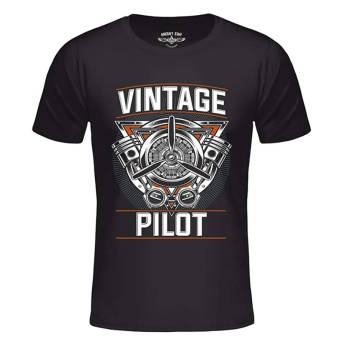 Vintage Pilot TShirt - Geschenke für Piloten und Luftfahrt-Fans