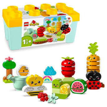 LEGO DUPLO Biogarten BausteineBox - 40 Geschenke für 1 bis 2 Jahre alte Mädchen