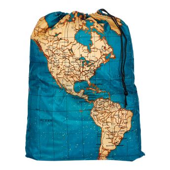 Wschebeutel mit Weltkarte - 91 originelle Geschenke für Weltenbummler