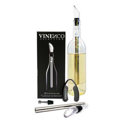 Premium 3in1 Flaschenkhler mit DekantierAusgieer und  - 31 originelle Geschenke für Wein-Liebhaber