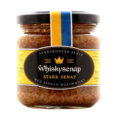 Whisky Senf aus Schweden extra scharf - 
