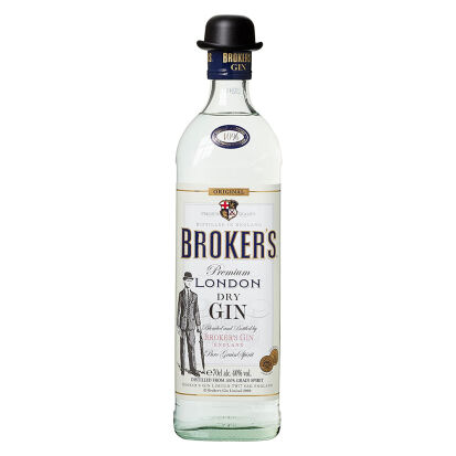 Brokers Gin Premium London Dry Gin 07 Liter - 