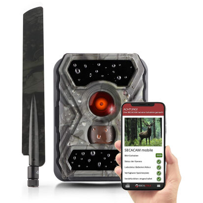 SECACAM Raptor Mobile 4G LTE Wildkamera mit Nachtsicht - 52 Geschenke für Jäger, die garantiert ein Volltreffer sind