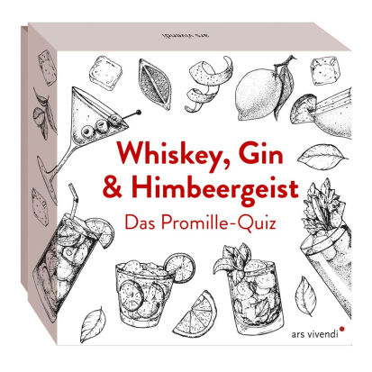 Whiskey Gin und Himbeergeist Das PromilleQuiz - 22 exquisite Geschenke für Gin-Liebhaber