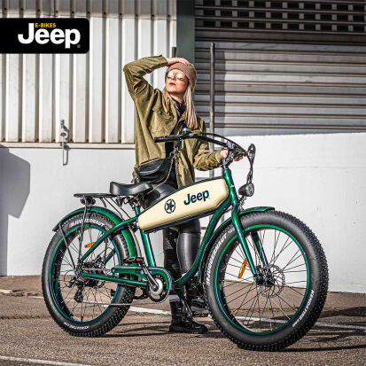 Jeep Cruise EBike im Retro Style - 69 einzigartige Geschenke für Fahrradfahrer