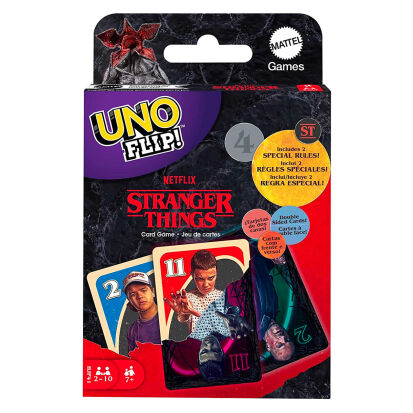 UNO FLIP Stranger Things Edition - Willkommen in Hawkins: 37 coole Geschenke für Stranger Things Fans