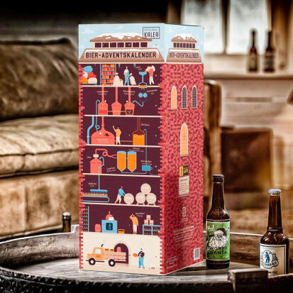 KALEA Bier Adventskalender 2023 Edition Brauturm - 31 starke Adventskalender für Männer (2023)