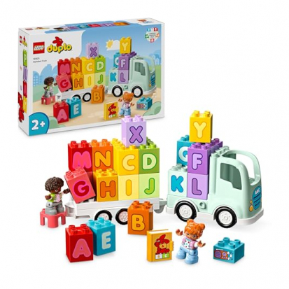 Lego DUPLO Town ABCLastwagen mit Anhnger Montessori  - 93 Geschenke für 5 bis 6 Jahre alte Jungen