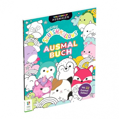 Original Squishmallows Ausmalbuch fr Kinder und  - 40 originelle Geschenkideen für den Schulanfang