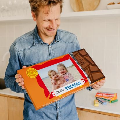 Riesige Tonys Chocoloney Schokolade mit Namen und Foto - 