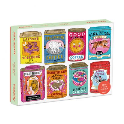 VintageTee und Kaffeedosen PremiumPuzzle mit 1000  - 