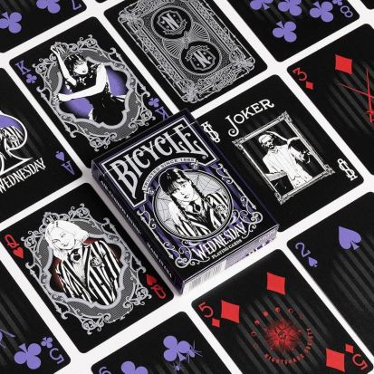 Wednesday Addams Spielkarten von Bicycle - 