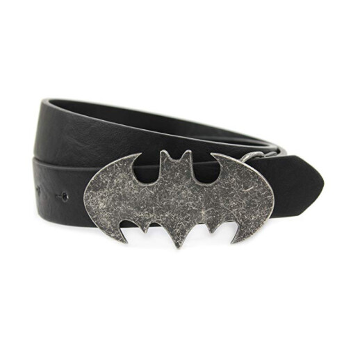 Ledergürtel mit Batman Gürtelschnalle